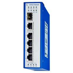 Hirschmann 942 274-002 Full Giga Unmanaged Rail Switch SPIDER-SL (5) 10/100/1000BASE-T (4) PoE+) -Port